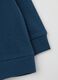 Blue cotton crew neck kids sweatshirt with regular fit_3