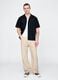 Wide Beige Linen Trousers_0