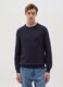 Cotton pullover with micro weave_1
