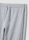 Pantaloni jogger grigi in puro cotone_2
