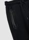 Blue cotton-blend Bermuda shorts with elasticated waist_3