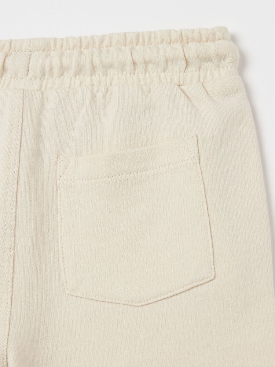 Cotton Bermuda shorts with drawstring_3