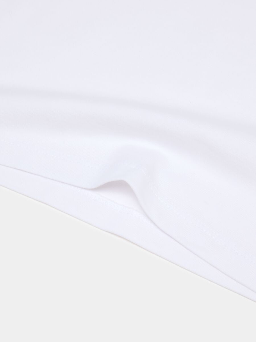 Bipack canottiere in cotone elasticizzato bianco da bambino regular fit_3