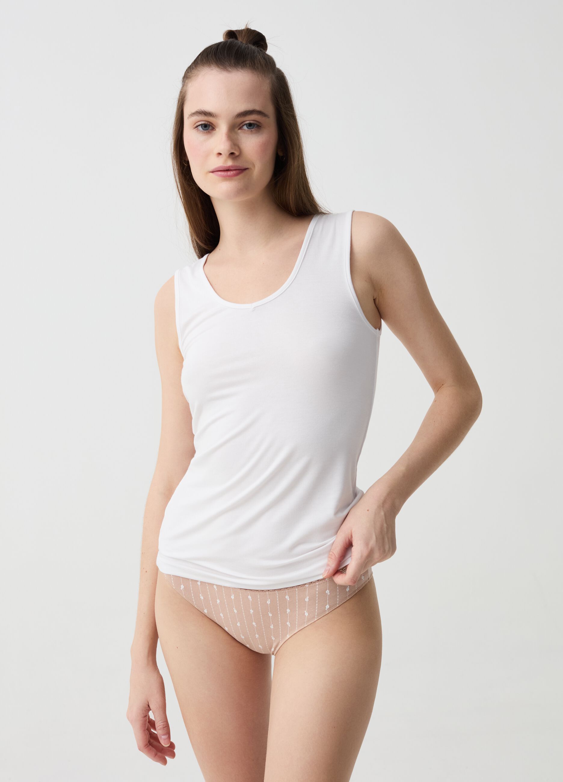 Ovs Set cinque brasiliani in cotone bio stretch
