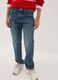 Blue pure cotton regular-fit jeans for boys_2