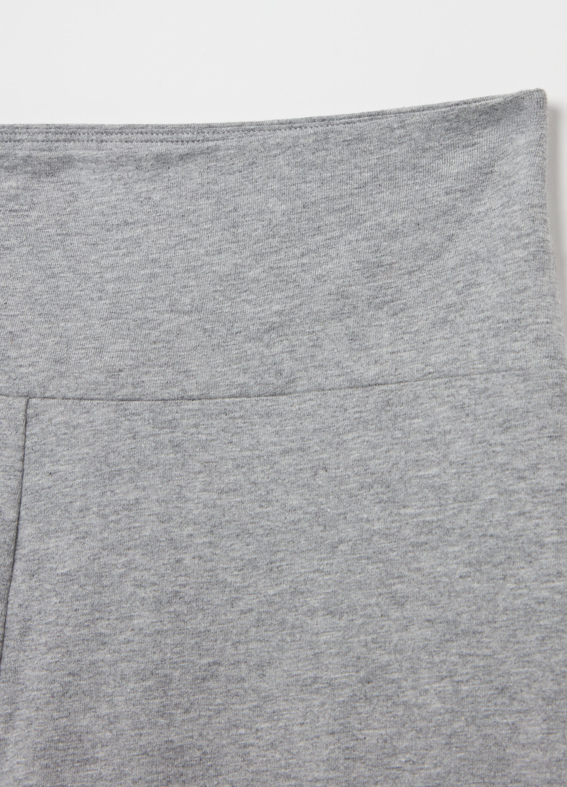 Leggings flare fit in cotone stretch