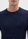 Blue long-sleeve regular fit t-shirt_1