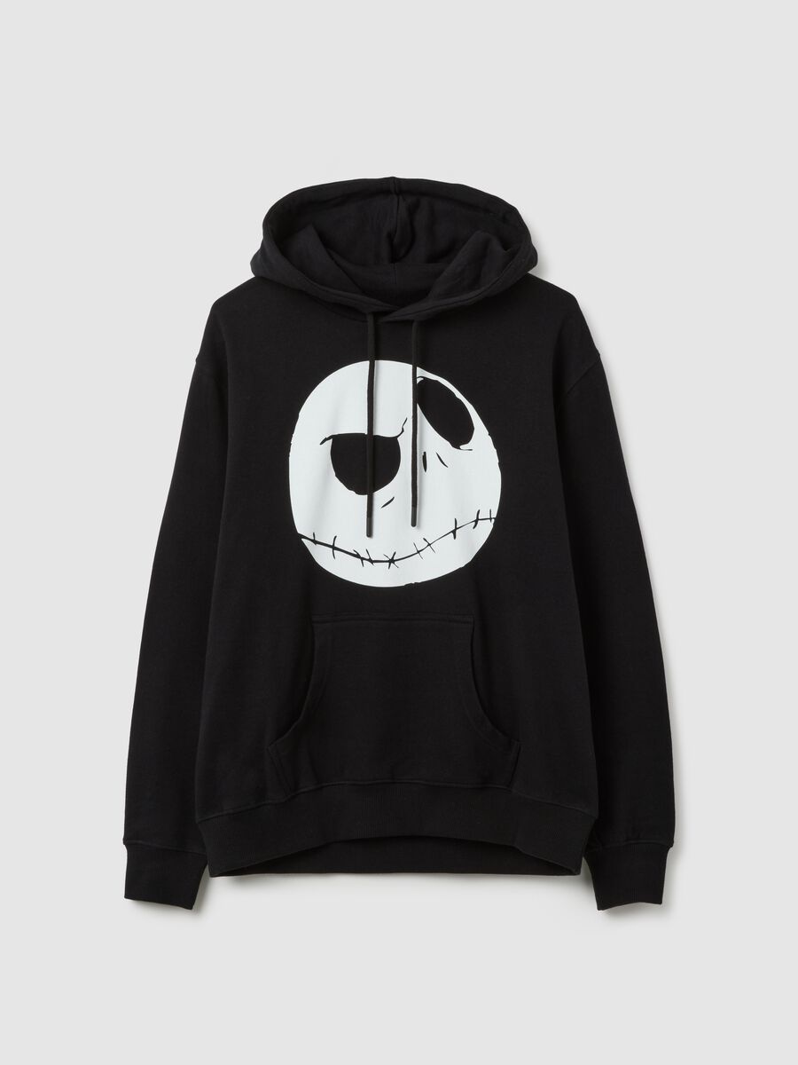 Black pure cotton sweatshirt with print_4
