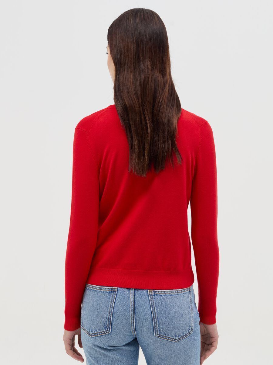 Cardigan con scollo rotondo_3