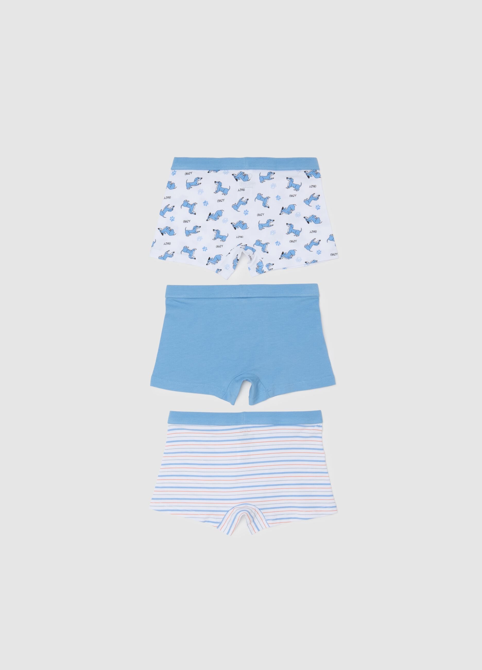 Children's Multicolor Cotton Boxer Set Regular Fit