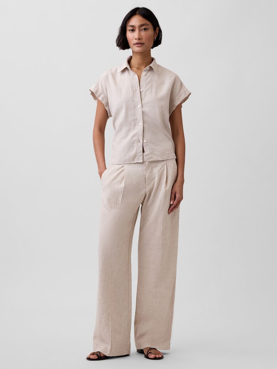 Linen-blend shirt_2