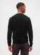Black sweater in cotton blend_1