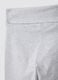 Girls&rsquo; grey flared leggings in stretchy organic cotton_5