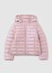 Pink Hooded Padded Jacket_0