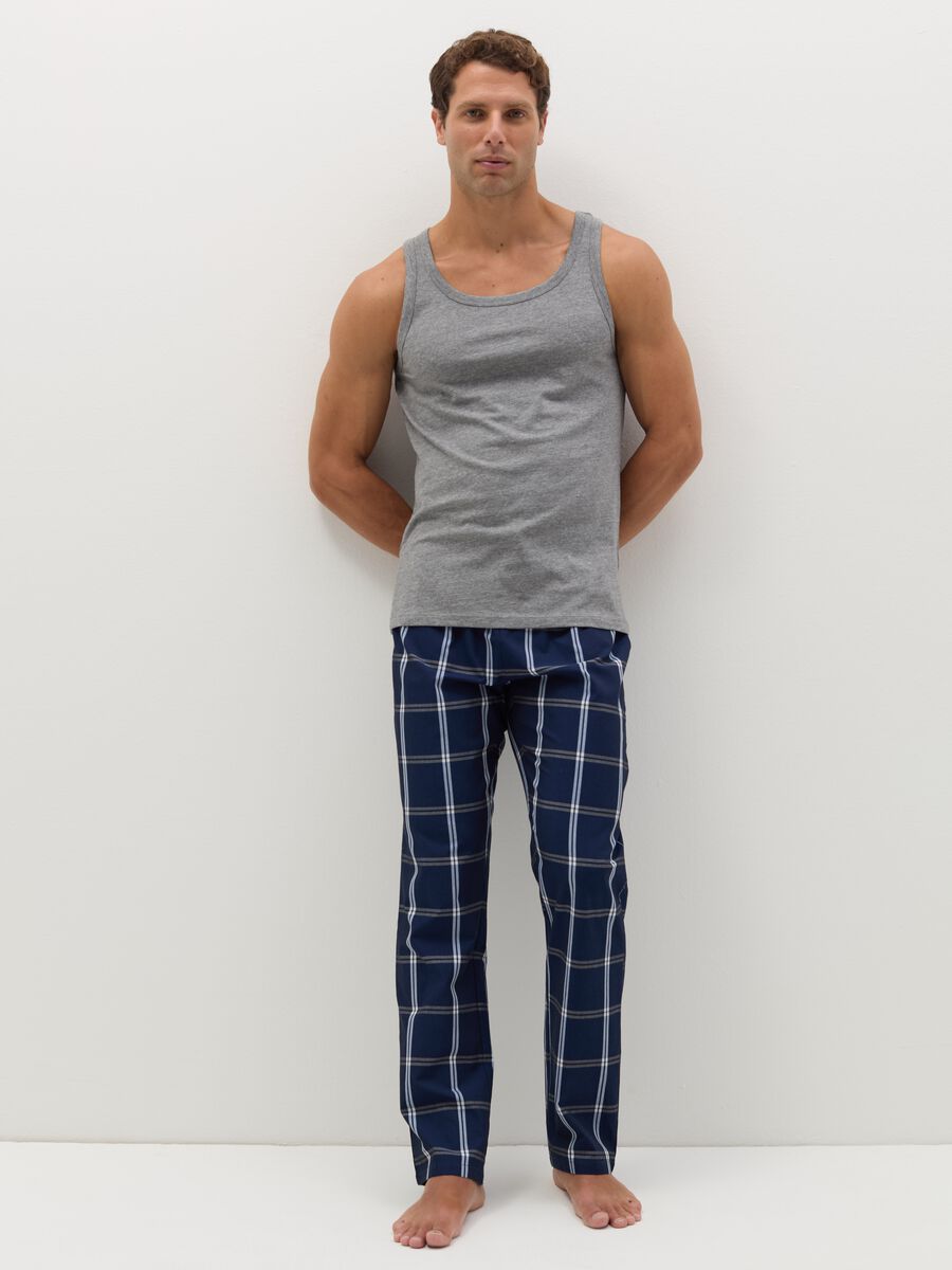 Racerback vest in organic cotton_0