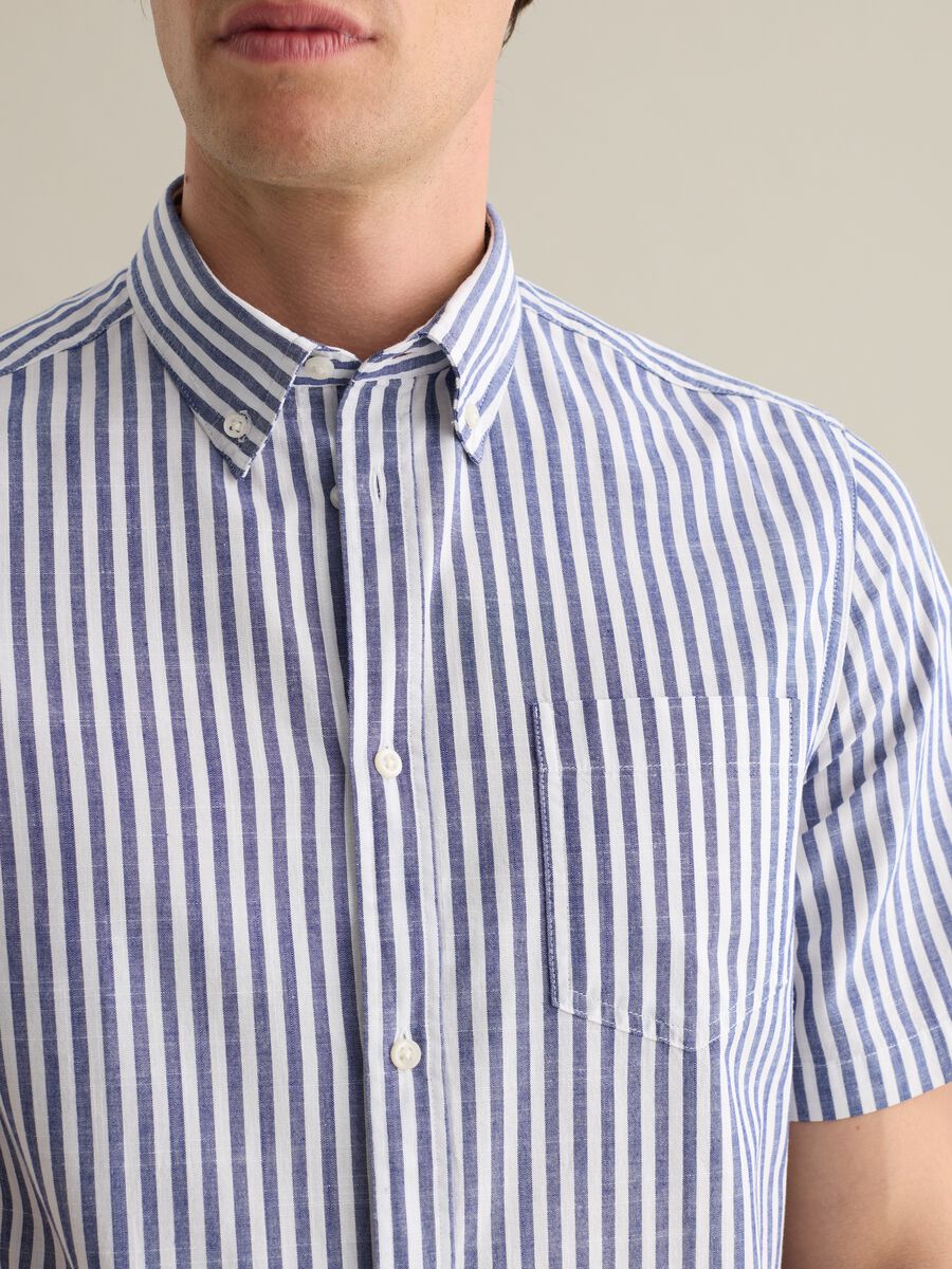 Men's multicolour pure cotton regular fit shirt_2