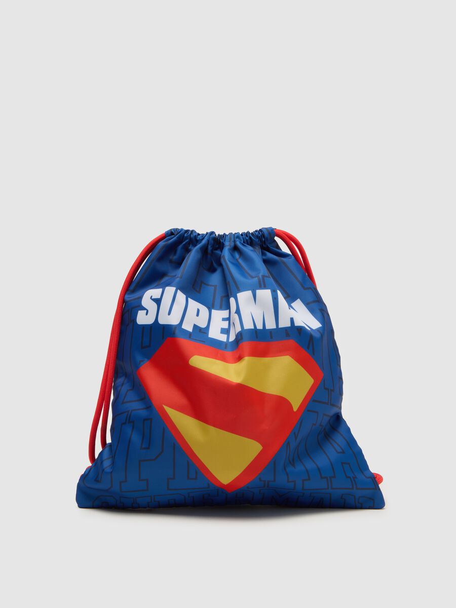 Zaino sacca da bambino in multicolor con logo Superman_0