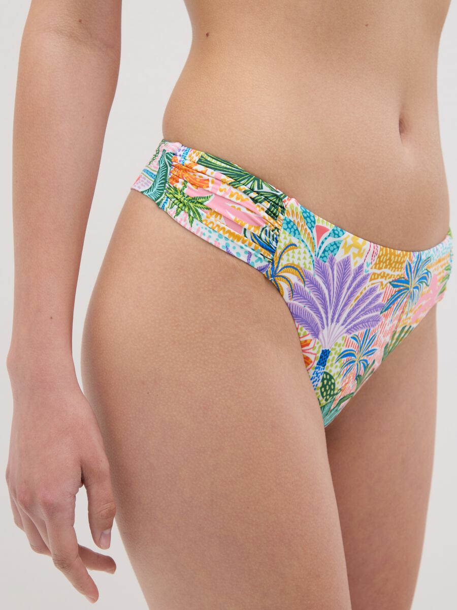 Women's Multi-Coloured Stretch Blend Bikini_3