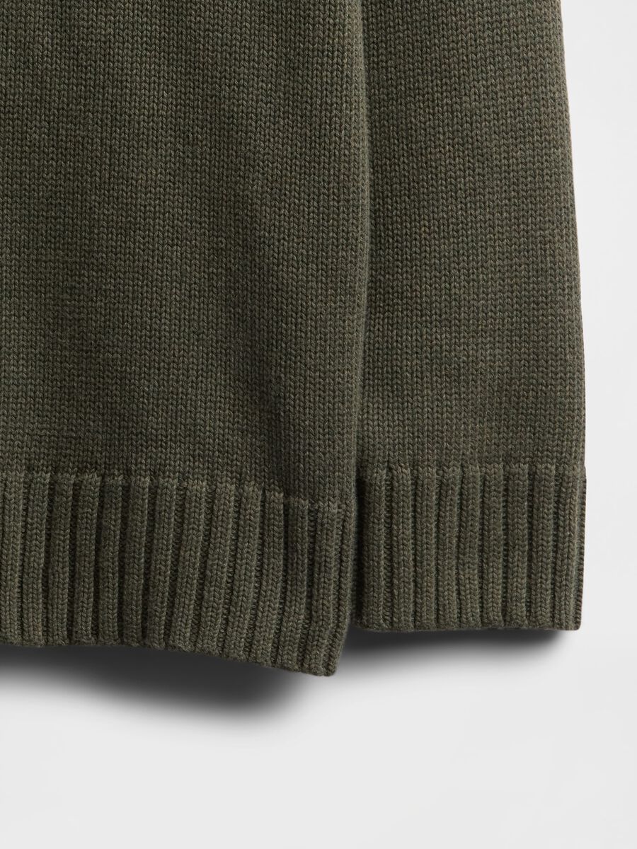 Maglione verde in cotone_4
