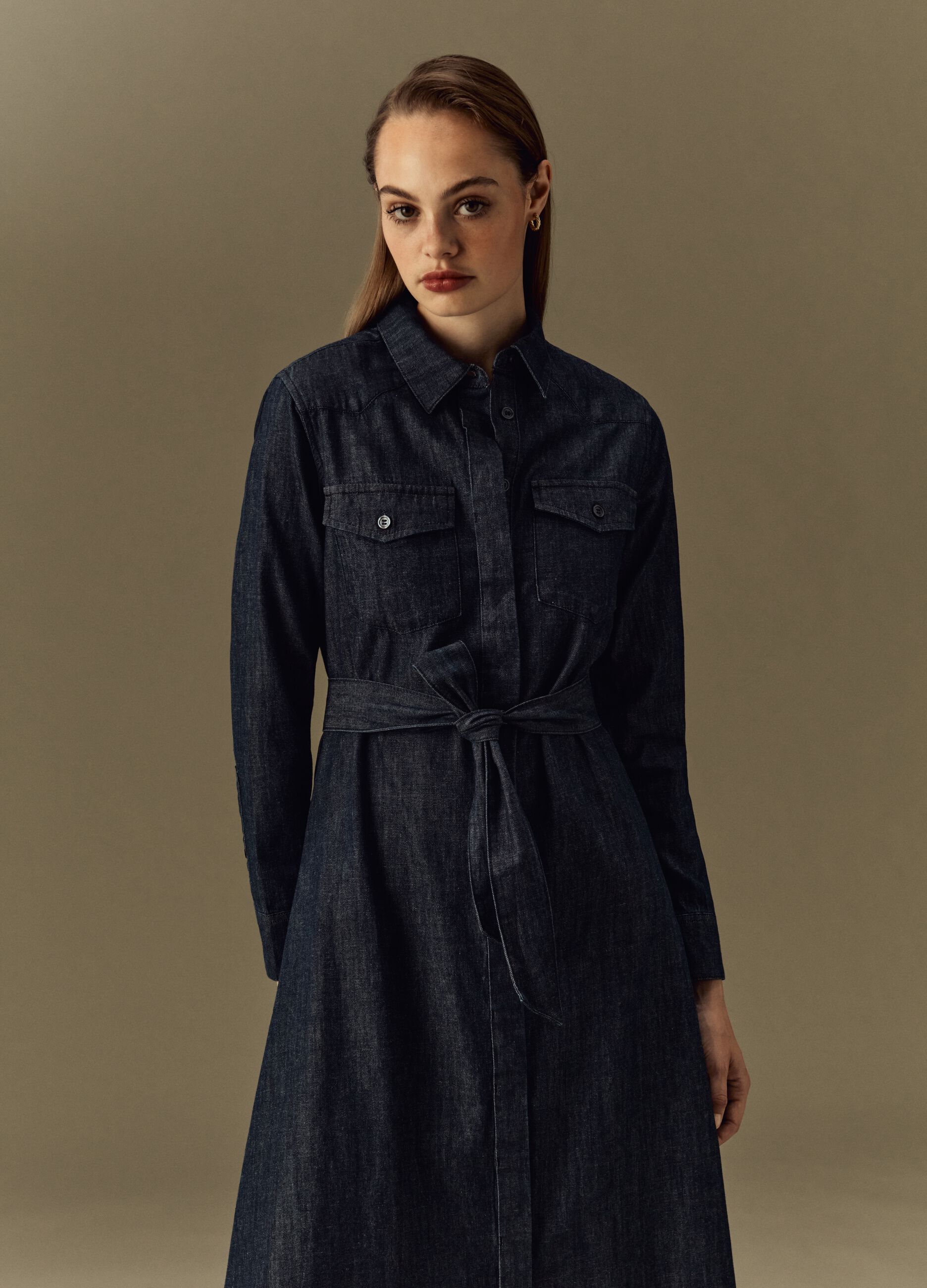 Abito chemisier in denim_1