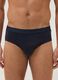 Tripack di slip blu in cotone organico_1