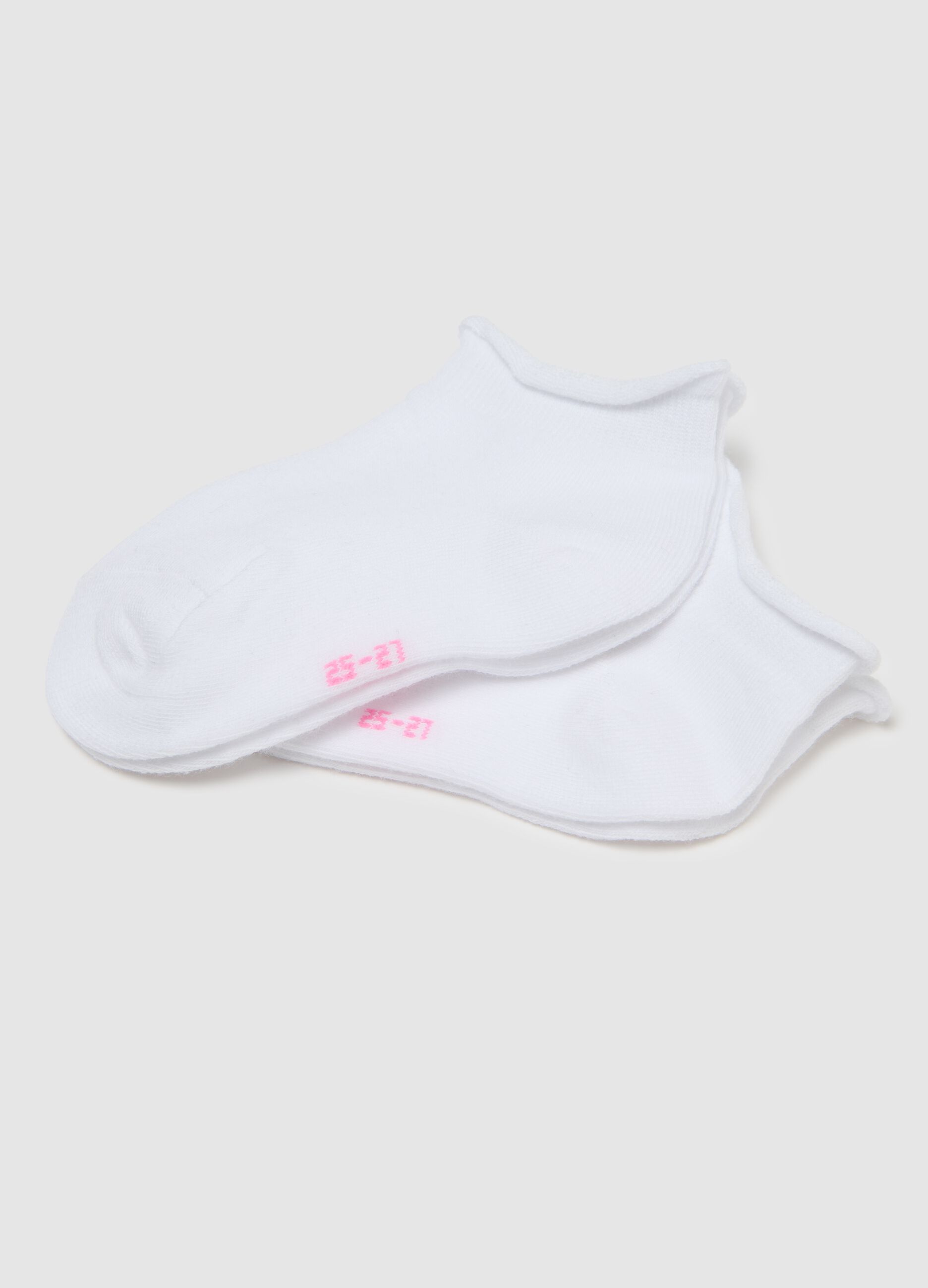 Girls' multicolour polka dot cotton socks