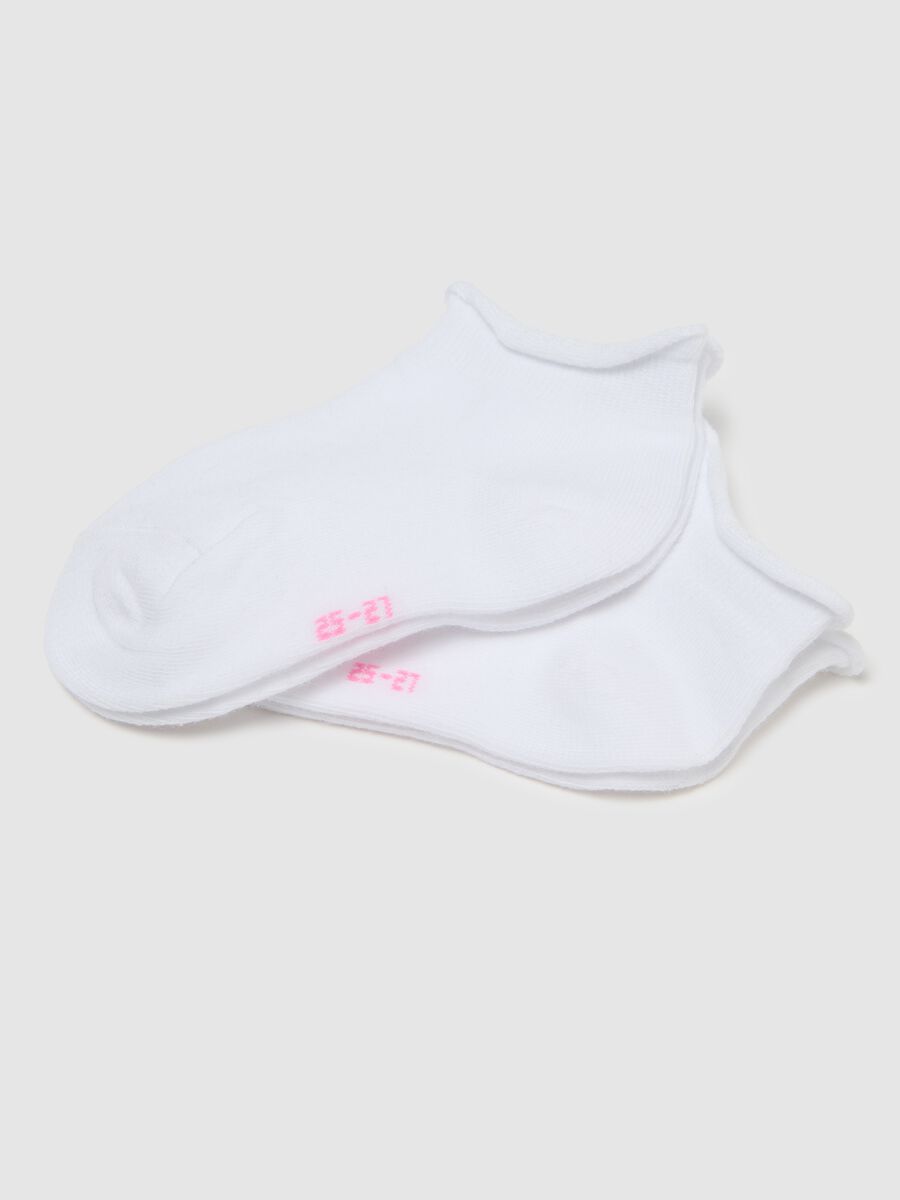 Girls' multicolour polka dot cotton socks_1