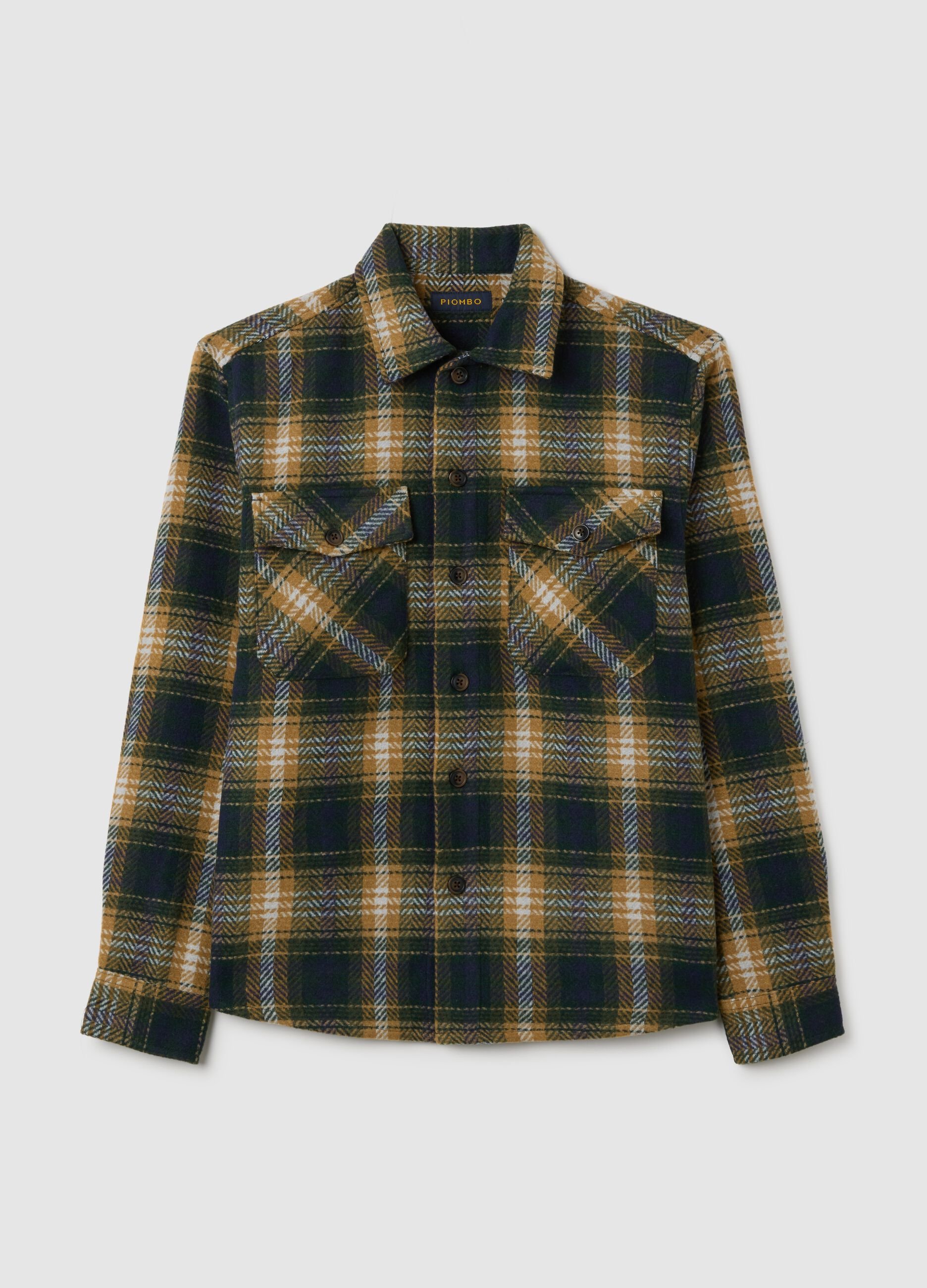 Multicolour Checked Oversized Shirt