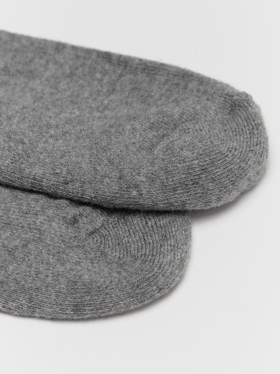 Three-pair pack tennis socks with striped bands_2