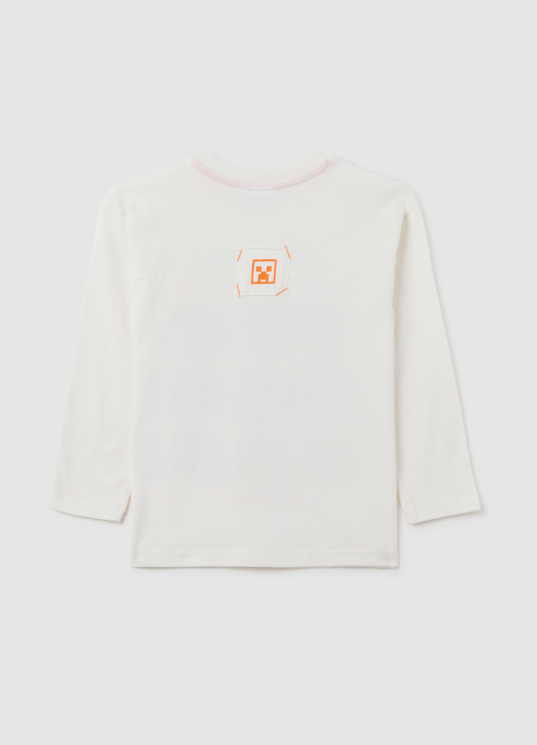 Kids' pure cotton white T-shirt