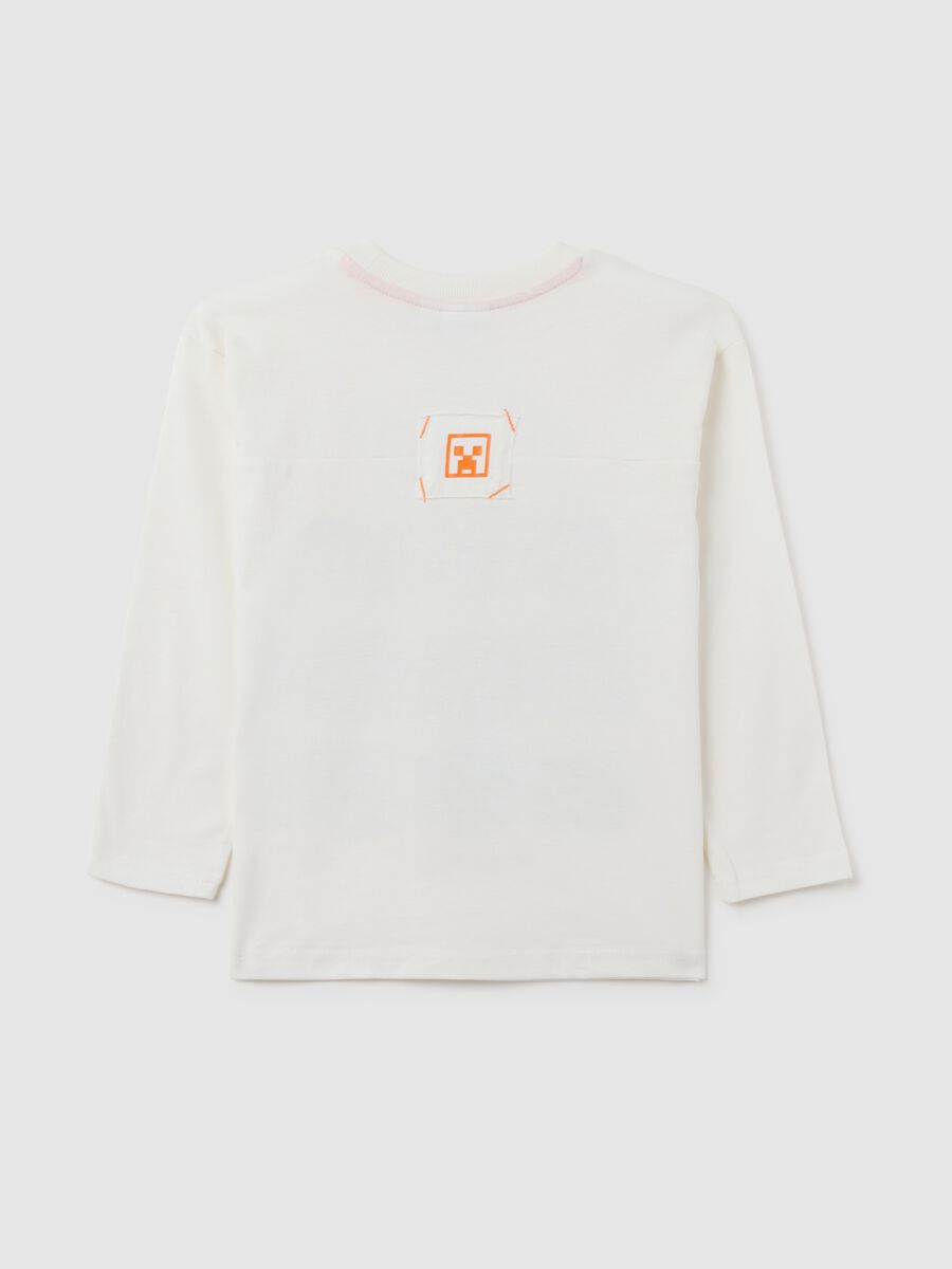 Kids' pure cotton white T-shirt_1