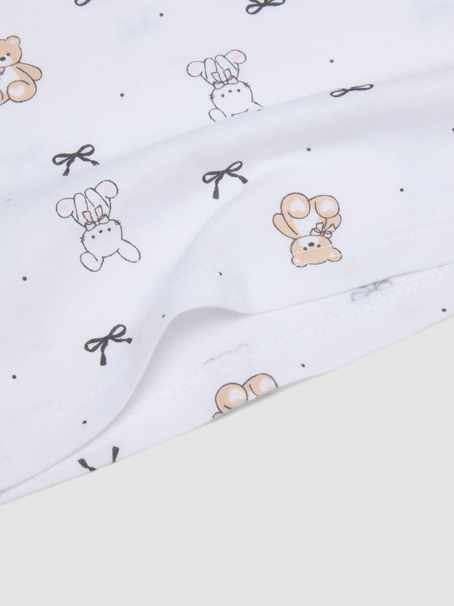 Bipack di canotte rosa e bianco in cotone organico regular fit_3