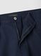 Blue Stretch Twill Trousers Regular Fit_5