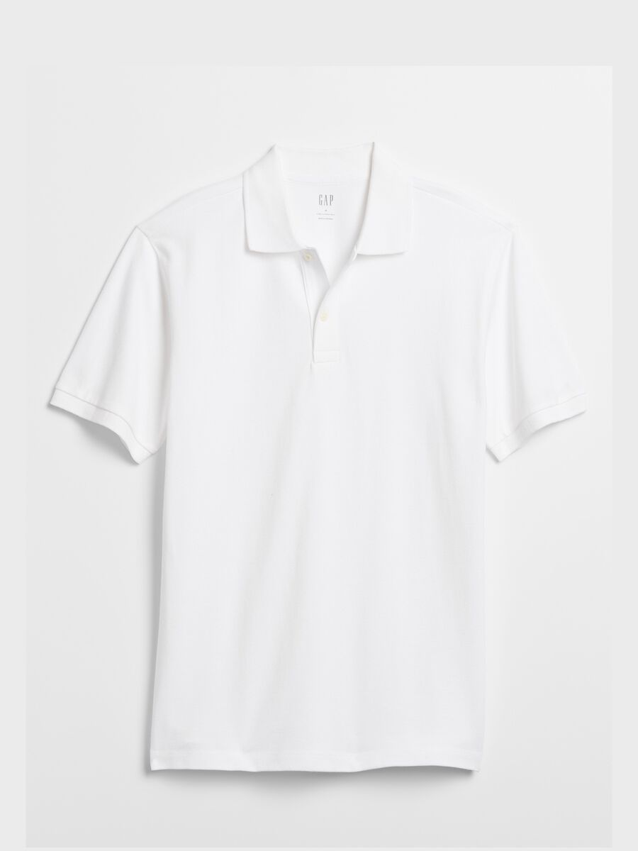 Stretch piquet polo shirt_1