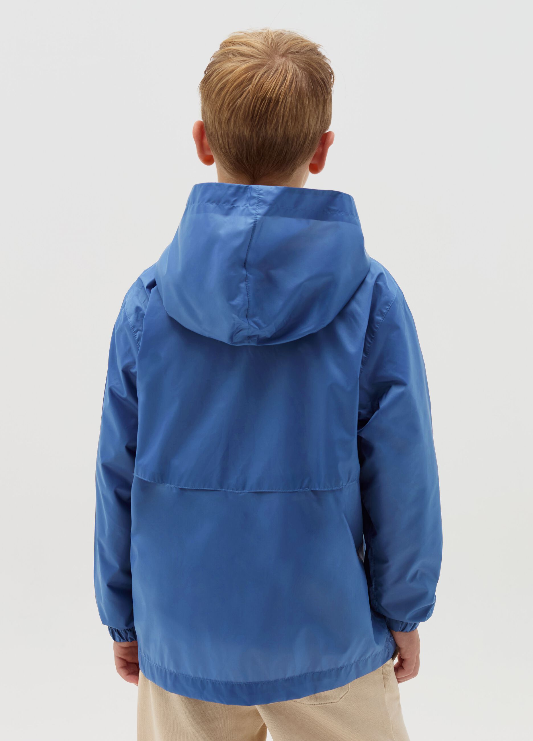 Essential waterproof jacket with hood