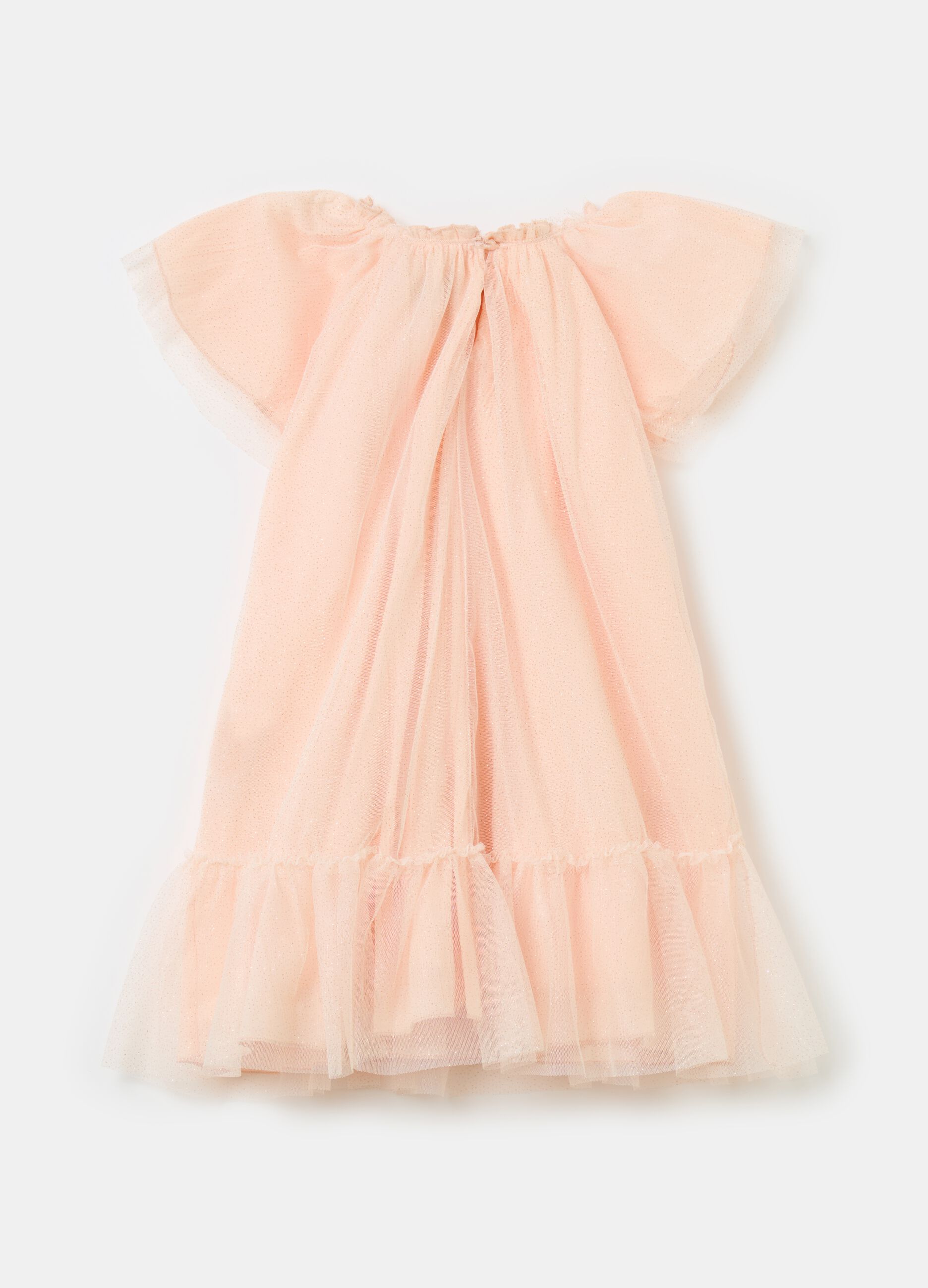 Vestito in tulle con glitter