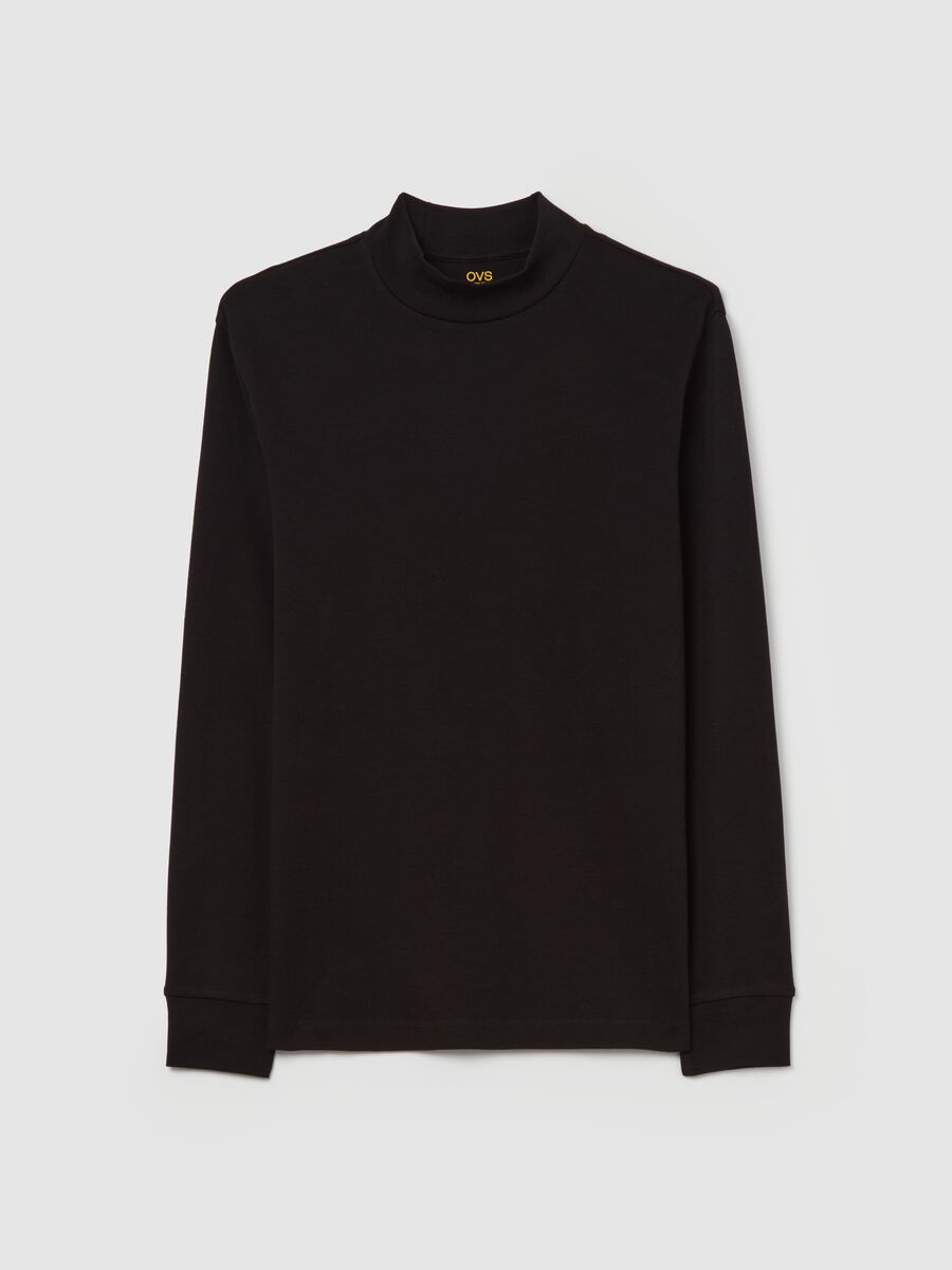 Long-sleeved T-shirt in interlock cotton_4