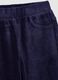 Girls' Cotton Blend Blue Flare Trousers_2
