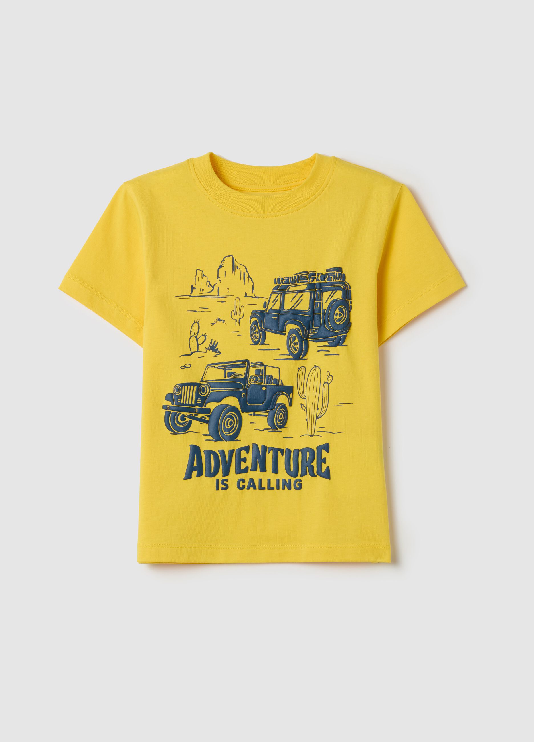 Cotton T-shirt with print