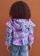 Girls&rsquo; multicolour hooded rain jacket with all-over print_2
