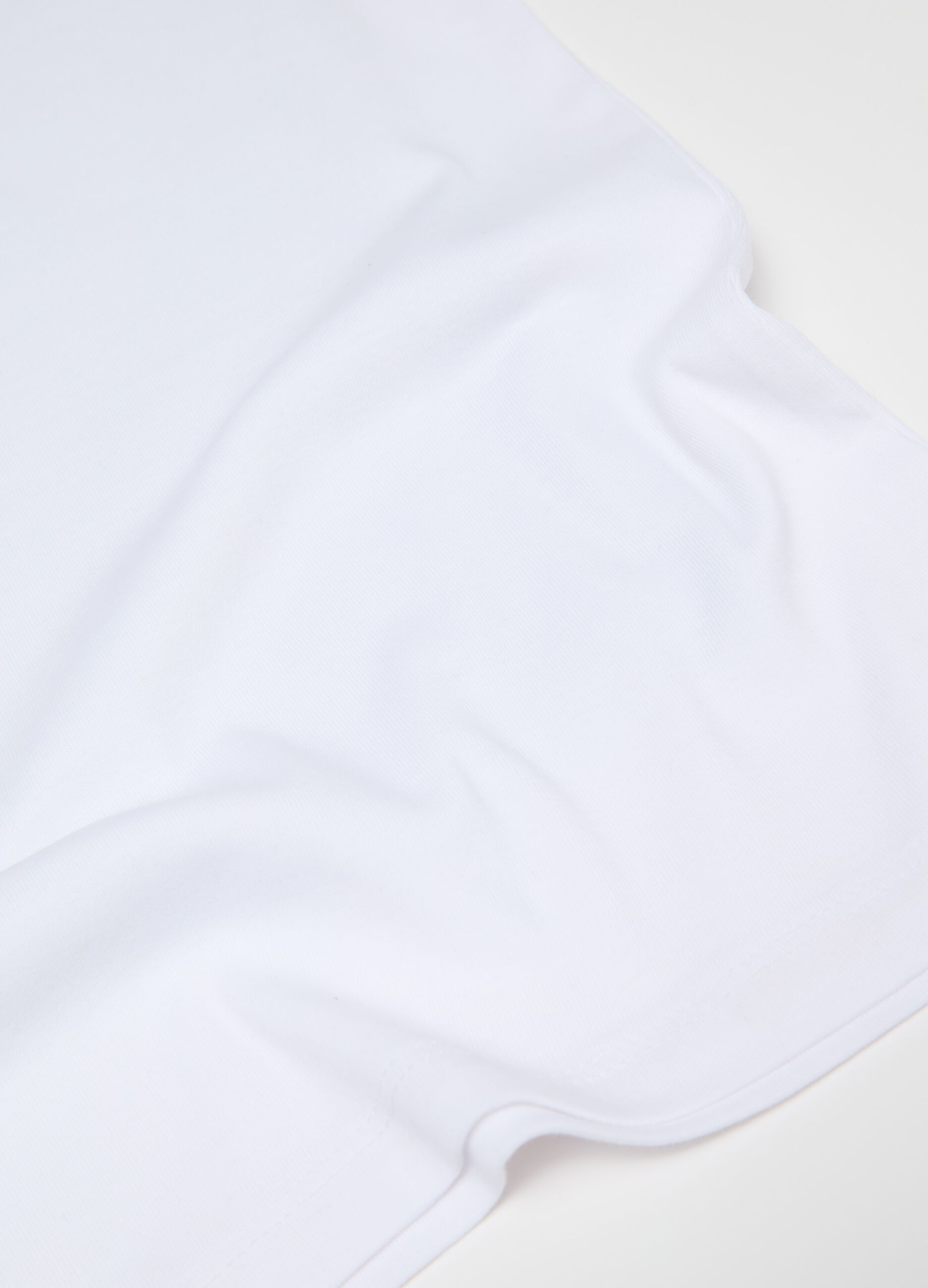 Two-pack racerback vests in organic cotton