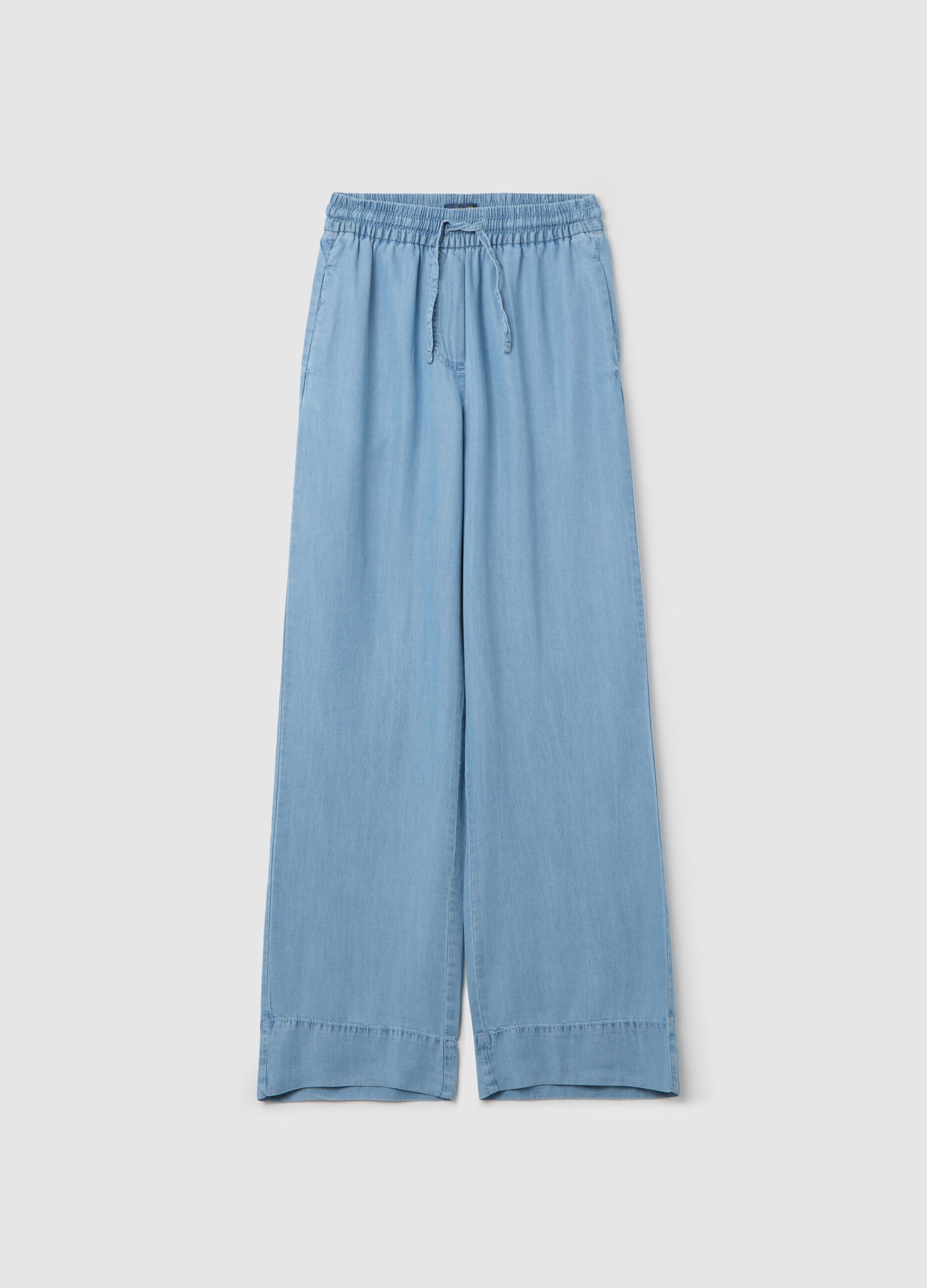 Relaxed-fit trousers in Lyocell
