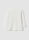 White pure organic cotton crew-neck T-shirt_1