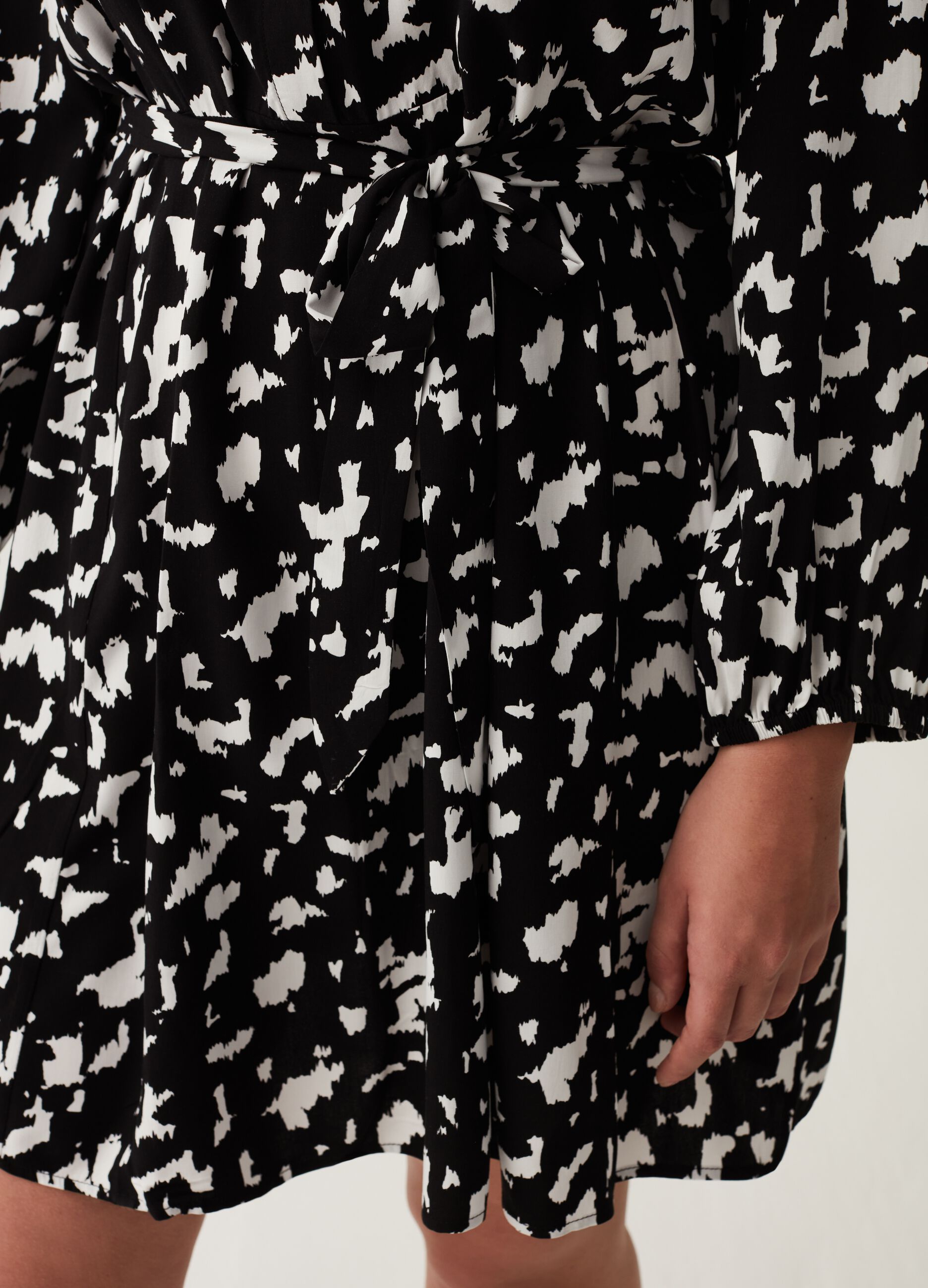 Abito chemisier con stampa animalier Curvy_3