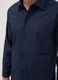 Pigiama blu in puro cotone organico con colletto_3