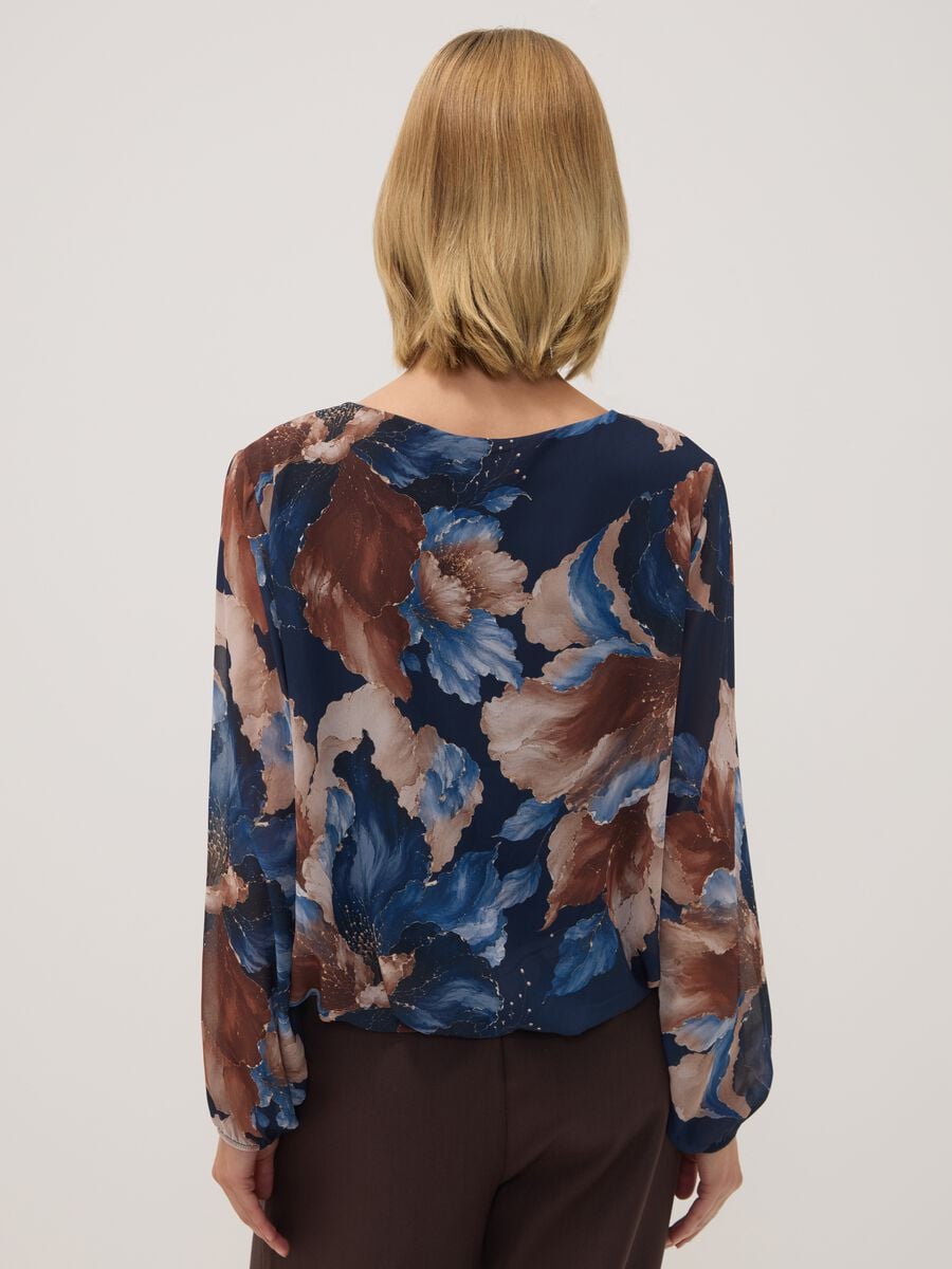 Multicolour floral print blouse, regular fit_3