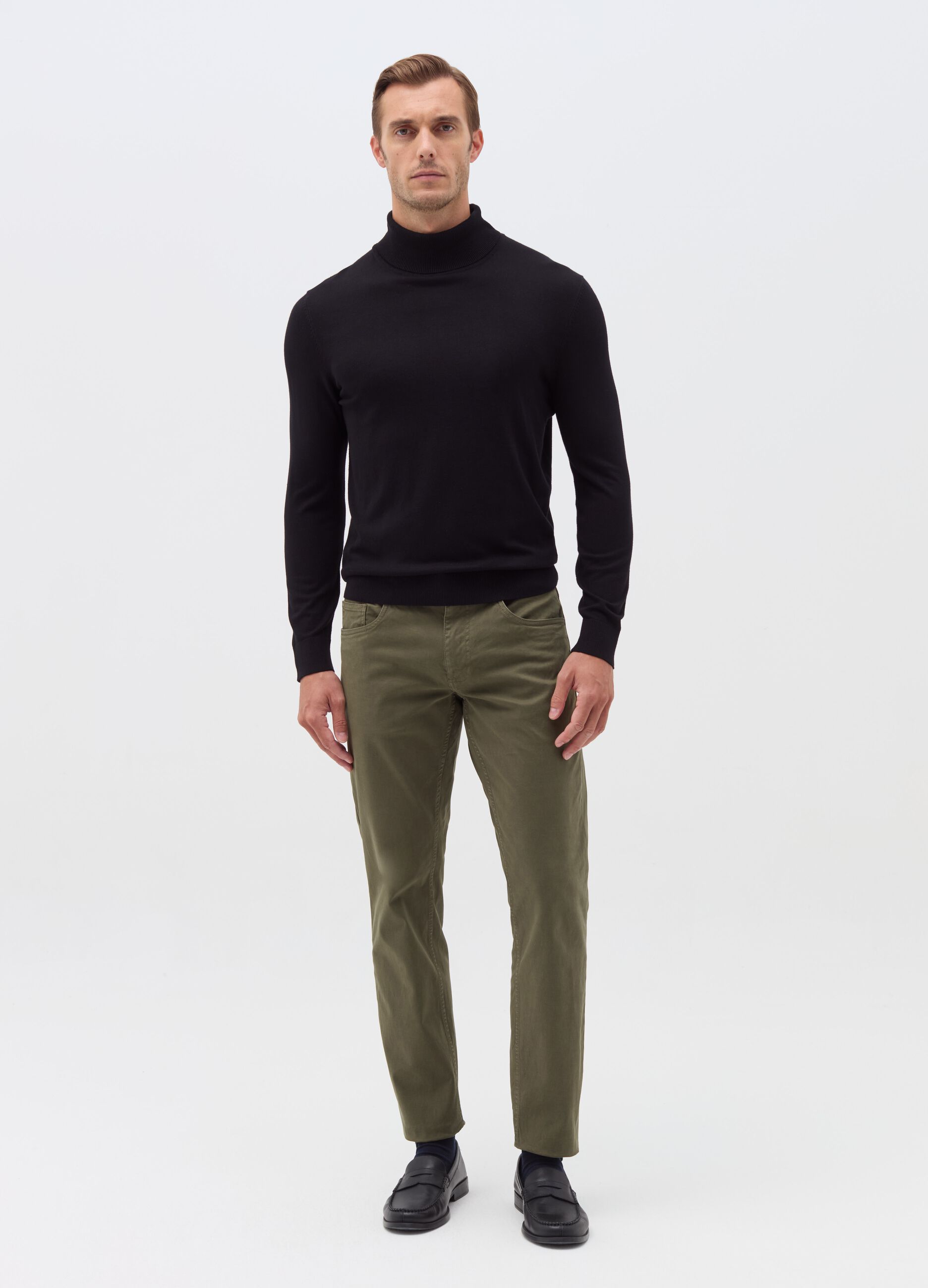 Regular-fit trousers with five pockets