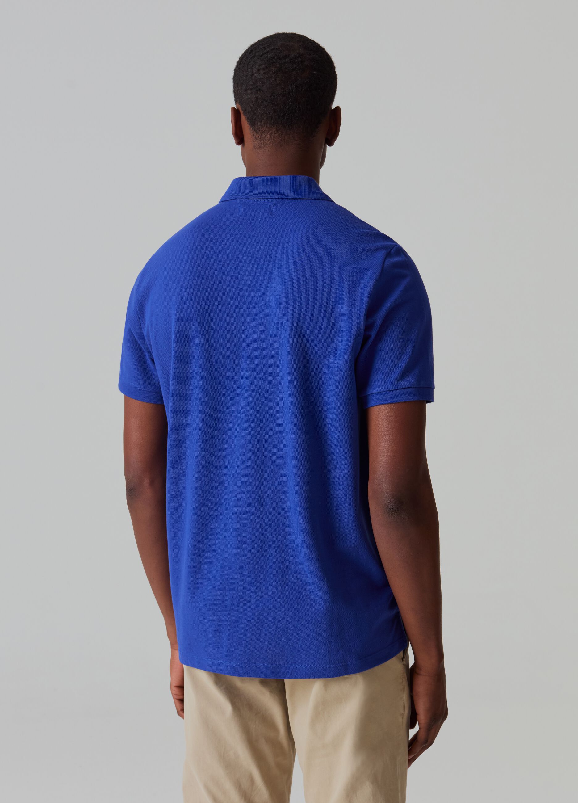 Polo in piquet di cotone Supima