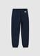 Blue Stretch Cotton Trousers_1