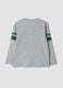Grey pure cotton crew-neck T-shirt_1